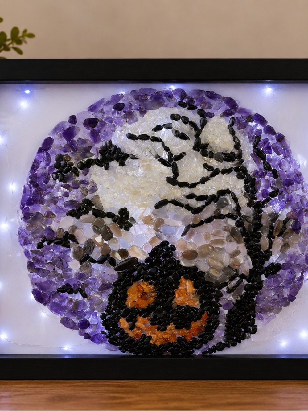Halloween Spooky Night Crystal Chips Light Box